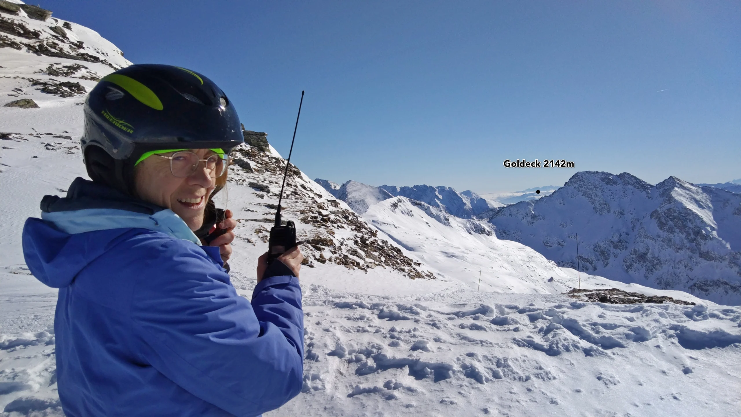 Radio and skiing at the end of the world