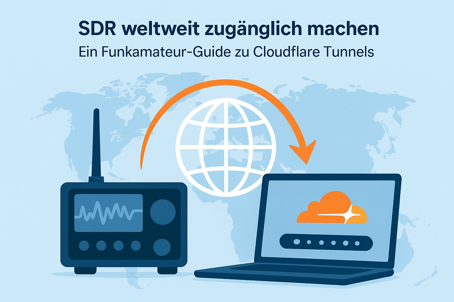 SDR weltweit zugänglich machen: Ein Funkamateur-Guide zu Cloudflare Tunnels