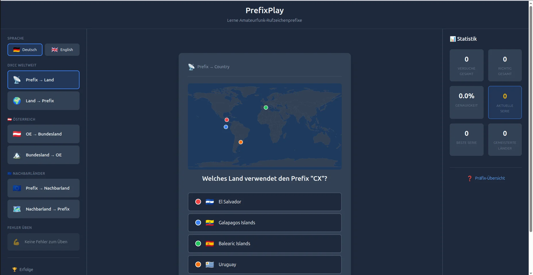PrefixPlay: impara i prefissi dell’identificativo di chiamata durante il gioco
