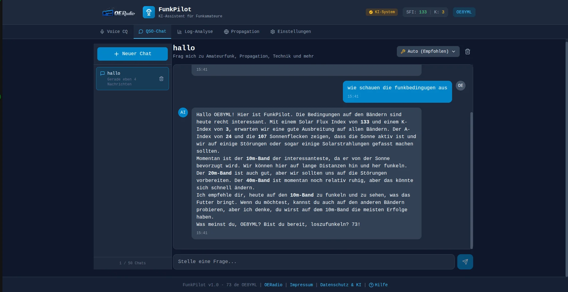 FunkPilot – Assistente AI per radioamatori