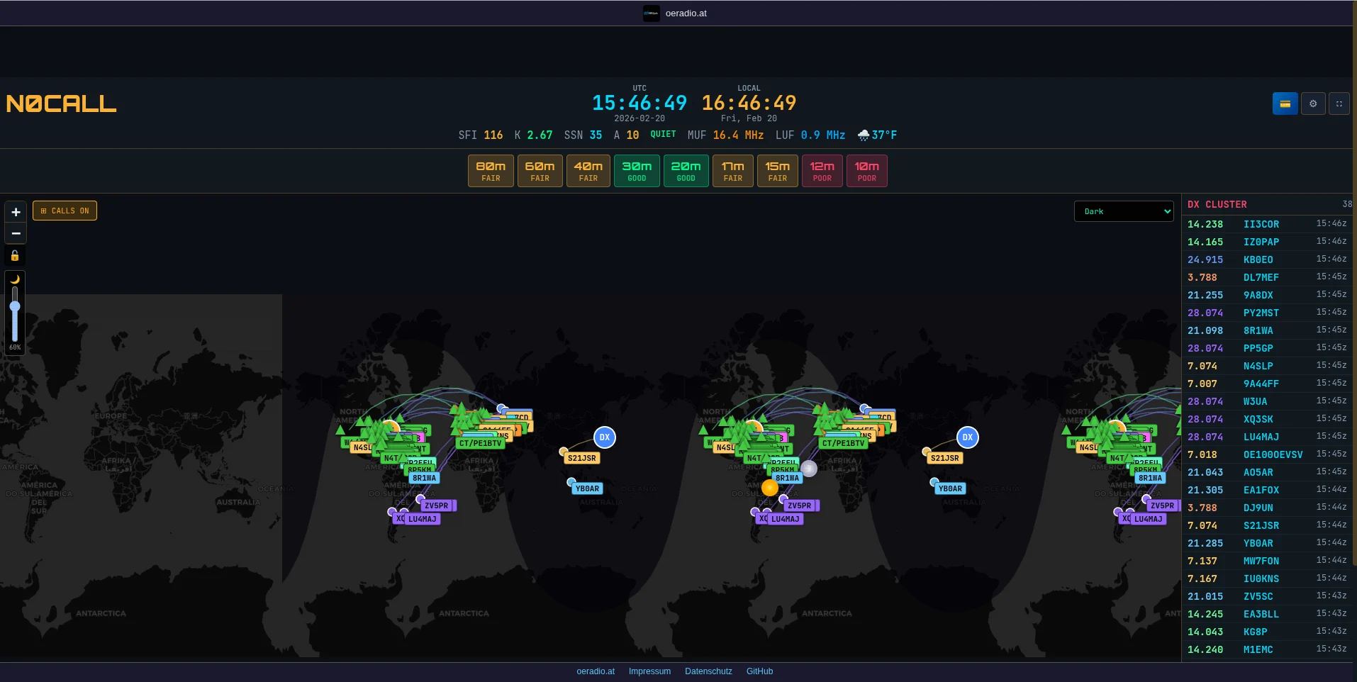 OpenHamClock – Die Amateurfunk-Uhr für Browser und Shack
