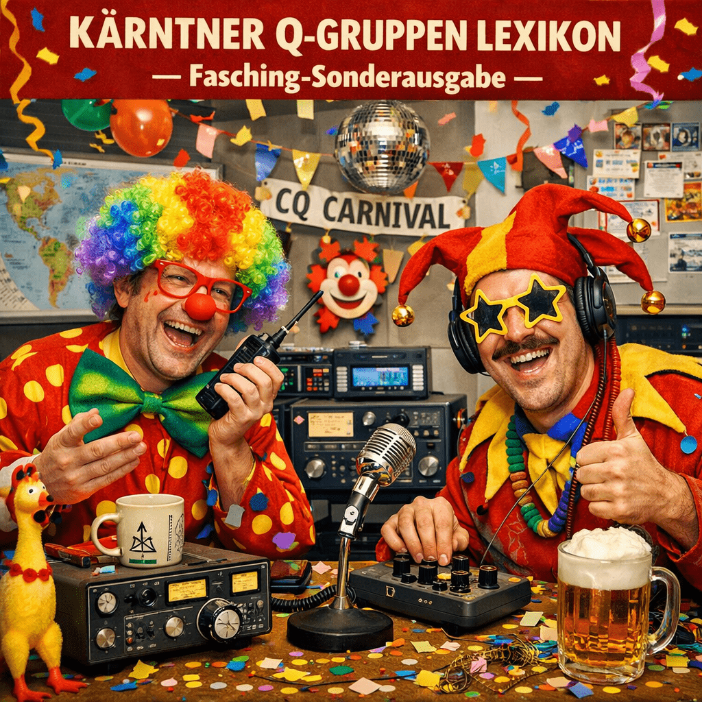 Das Kärntner Q-Gruppen Lexikon — Fasching-Sonderausgabe 2026