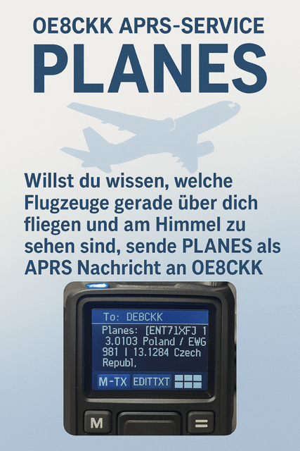 OE8CKK PLANES Befehl