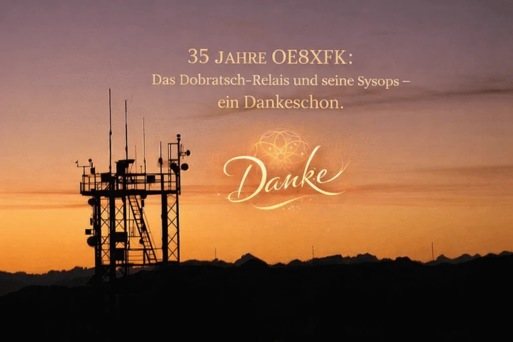 35 anni di OE8XFK: il ripetitore del Dobratsch e i suoi sysop – un ringraziamento