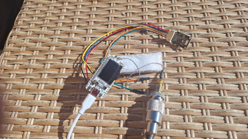 Heltec V3 Board mit BME280 Wettersensor und SMA-Antennenanschluss