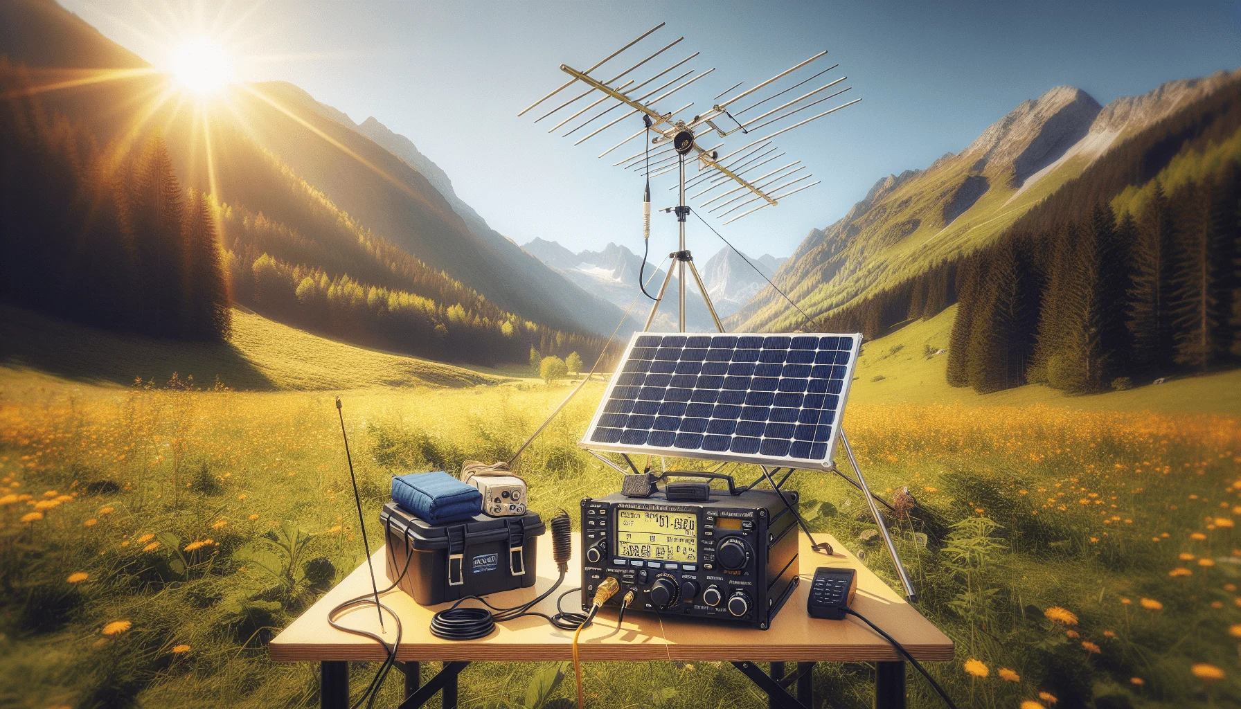 Blackout-Vorsorge für Funkamateure: Autarker Funkbetrieb mit Solar und Akku
