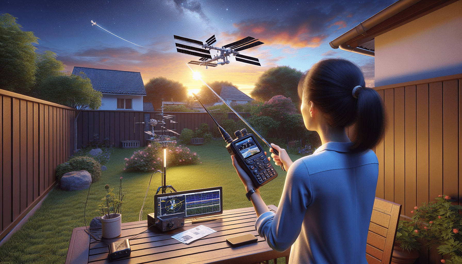 ISS-Kontakt per Amateurfunk: So hörst du die Raumstation