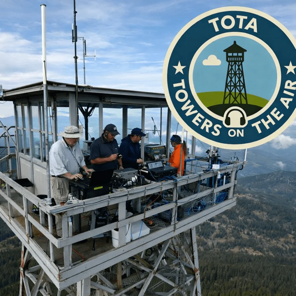 TOTA – Towers On The Air: Rauf auf den Turm und CQ!