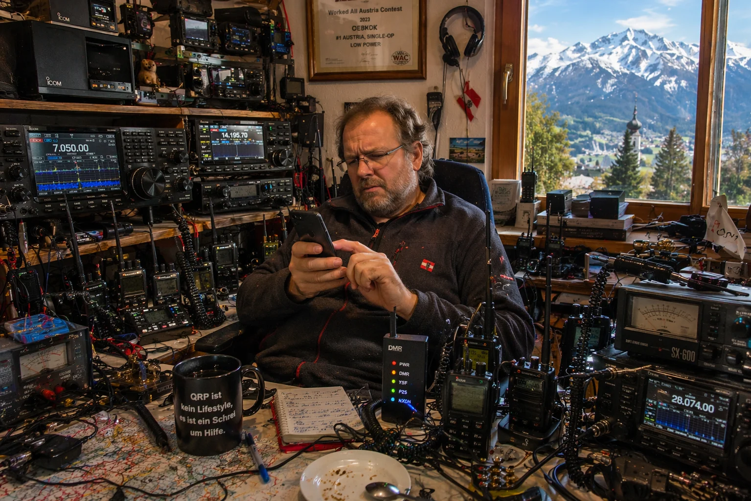 Gustl Großsignal im Shack – Satire