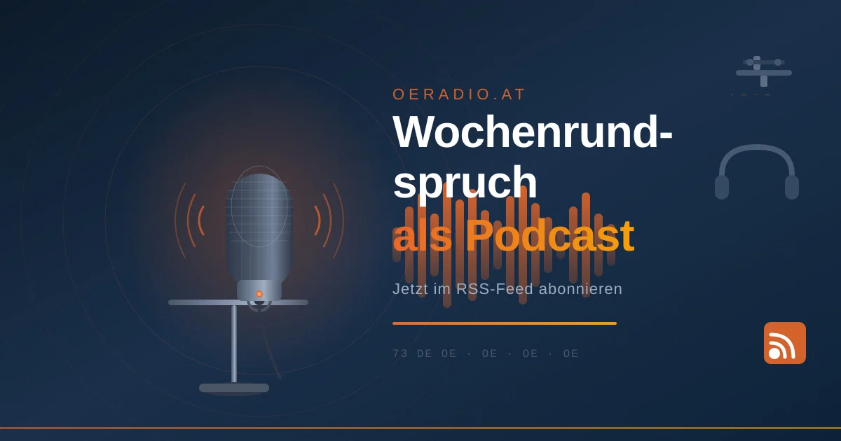 OERadio Wochenrundspruch jetzt als Podcast abonnieren