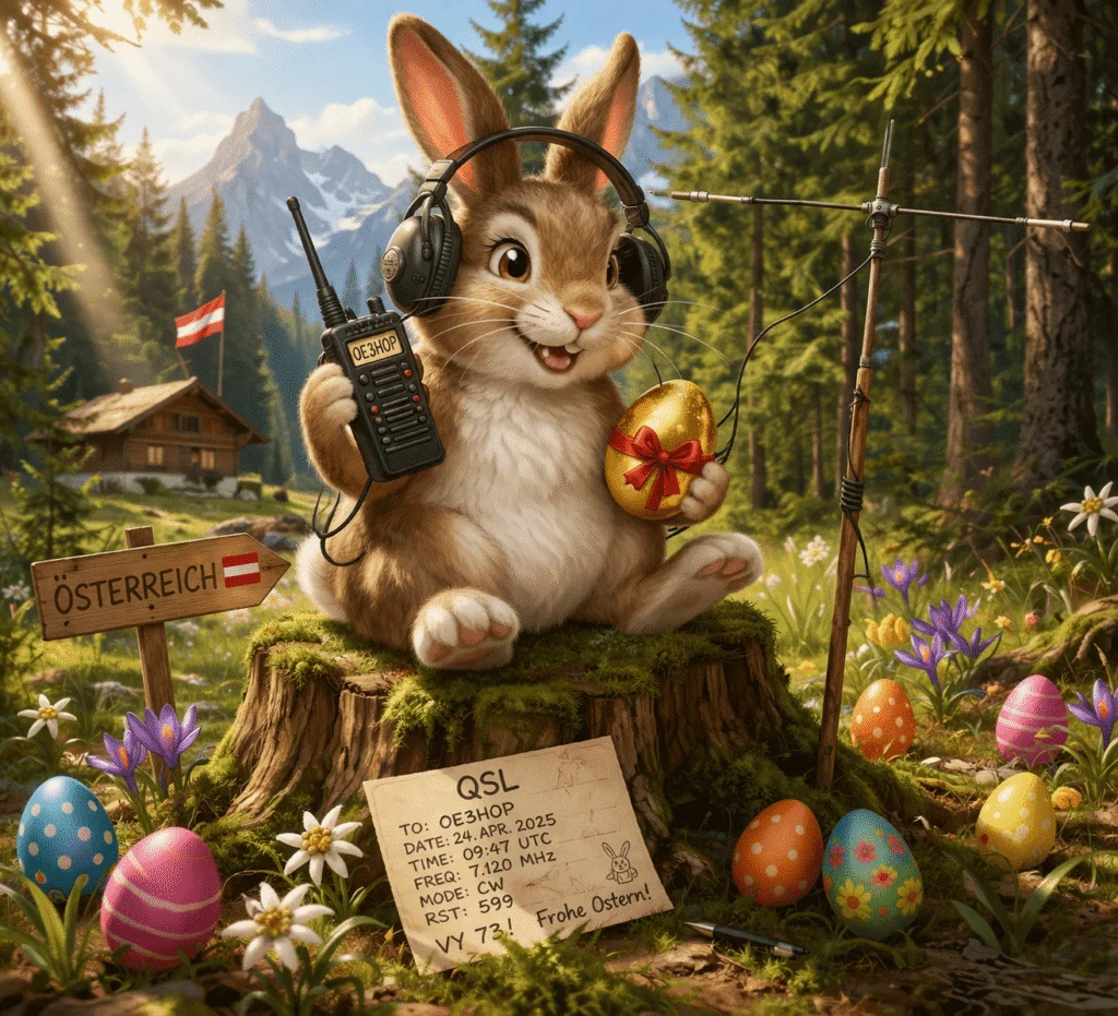 The Easter Bunny Transmits Back