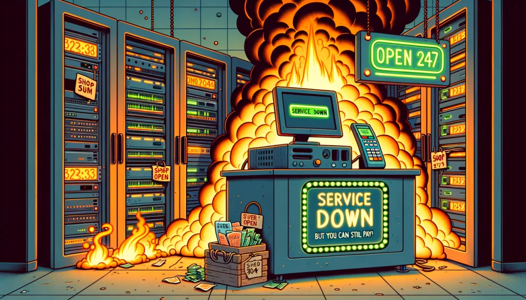 QRZ.com down — aber der Shop geht noch. Natürlich.
