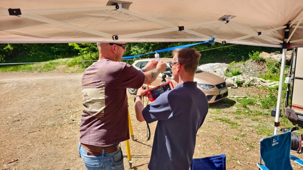 Antennenmessung mit NanoVNA am Dipol
