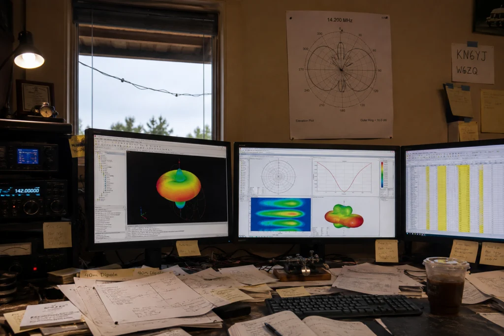 The Antenna Guru — Or: How Werner Wechselanpassung Simulated 47 Antennas and Never Built One
