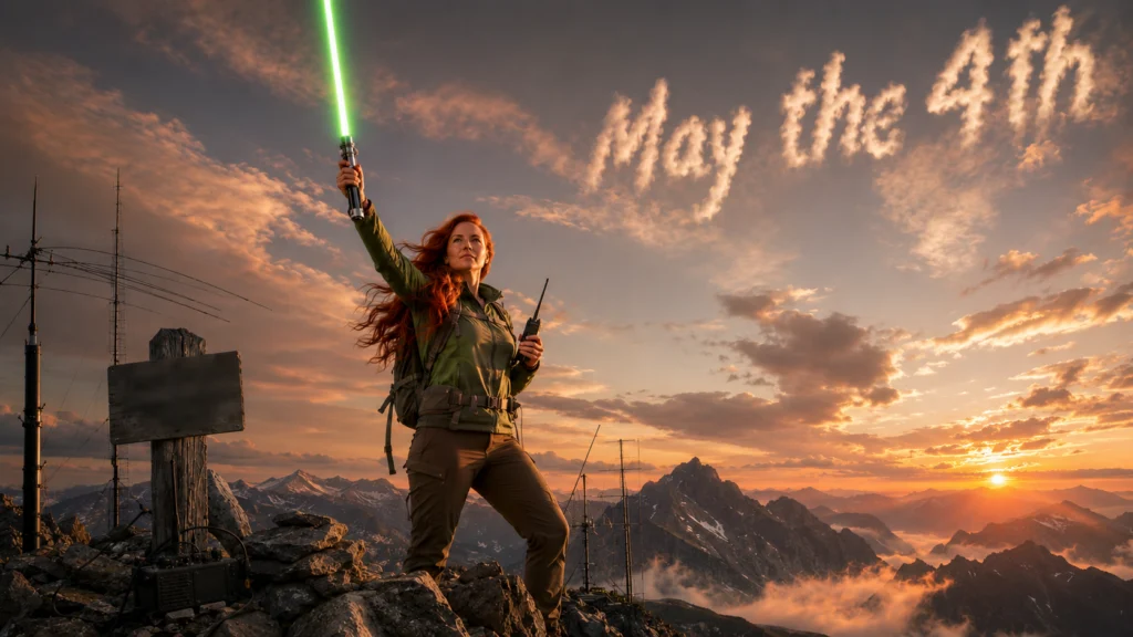 SOTA sreča Vojna zvezd – May the 4th be with you!