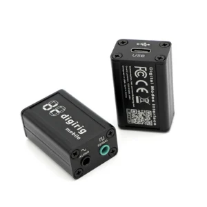 Digirig Mobile Digitalinterface mit Audio-, Serial-TRRS-Buchsen und USB-C