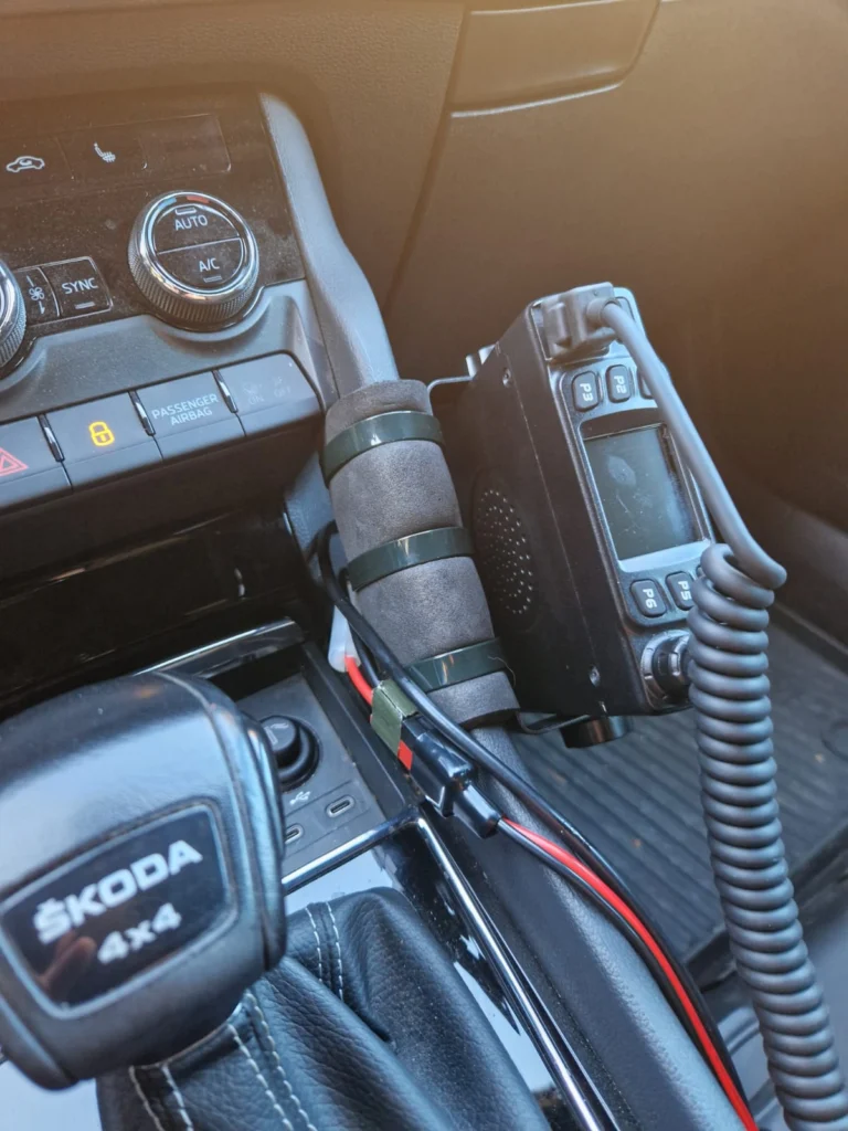 RT-95 installed in the car