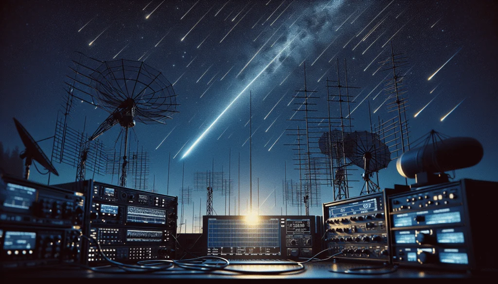 Meteorscatter auf VHF: Kurze Bursts für DX-Verbindungen nutzen