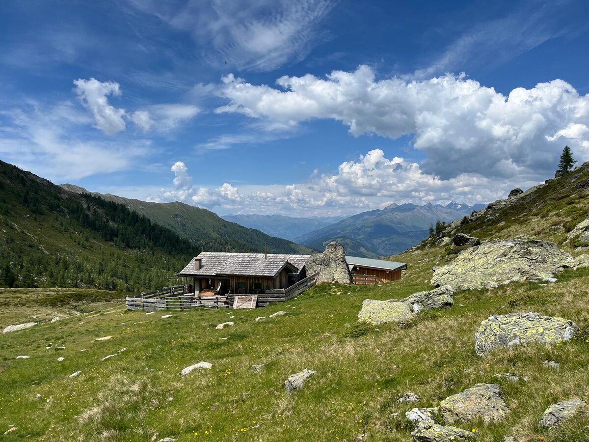 Malga Obere Alm nel gruppo del Kreuzeck