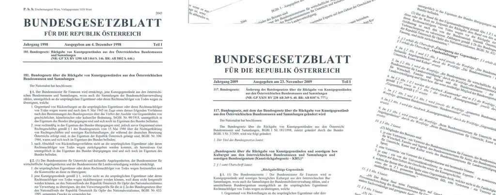 Titelköpfe des österreichischen Bundesgesetzblattes