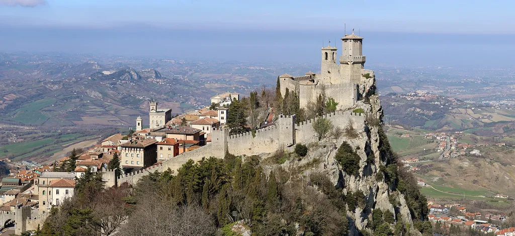Pevnosť Guaita na Monte Titane v San Maríne